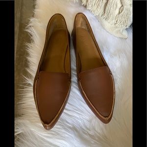 NWOB J.Crew Edie cognac brown leather loafer, 7.5